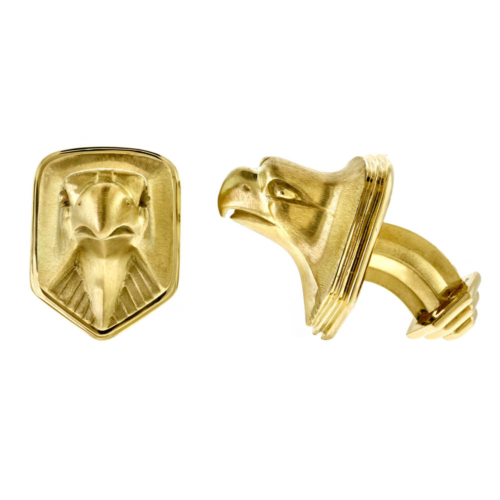Gold cufflinks custom crafted by Alexander Jewell